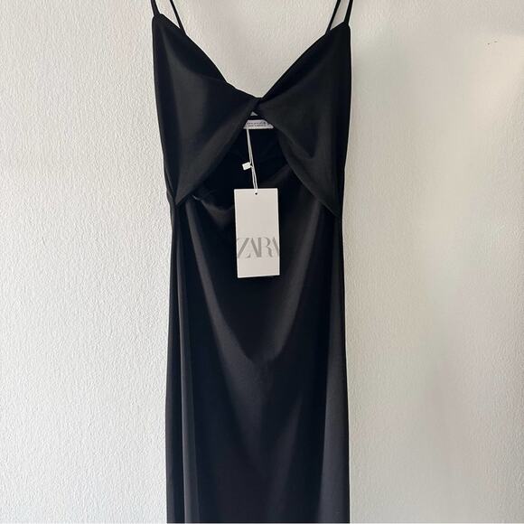 NWT ZARA GATHERED DRESS - Picture 3 of 13